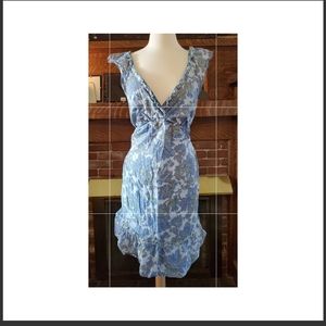 Old Navy dress.Soft blue with grey/yellow.…